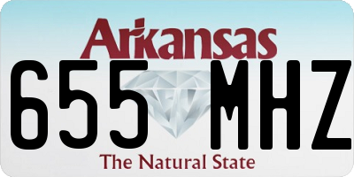AR license plate 655MHZ