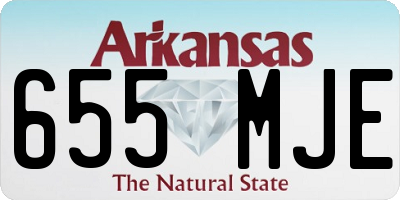 AR license plate 655MJE