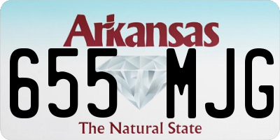AR license plate 655MJG