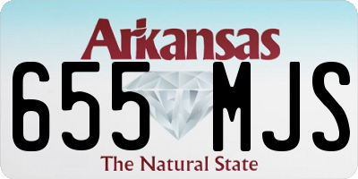AR license plate 655MJS