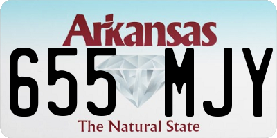 AR license plate 655MJY