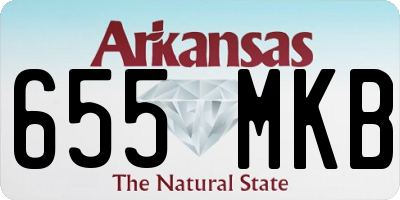 AR license plate 655MKB