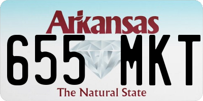 AR license plate 655MKT