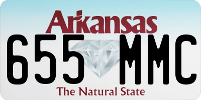 AR license plate 655MMC