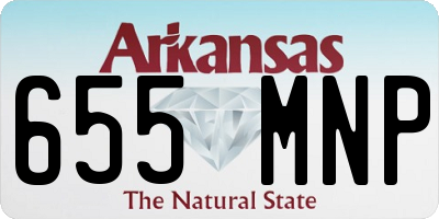 AR license plate 655MNP