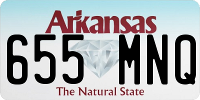 AR license plate 655MNQ