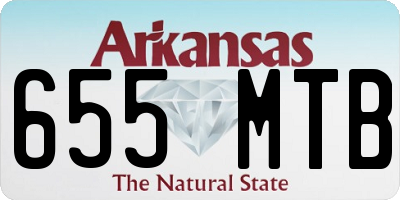 AR license plate 655MTB