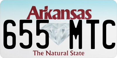 AR license plate 655MTC
