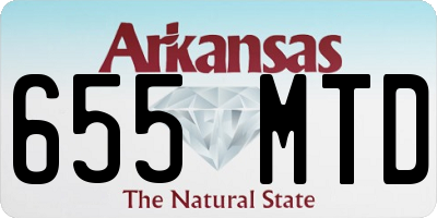 AR license plate 655MTD