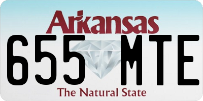 AR license plate 655MTE