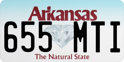 AR license plate 655MTI