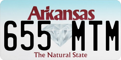 AR license plate 655MTM