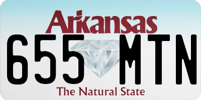 AR license plate 655MTN