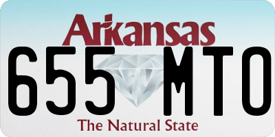 AR license plate 655MTO