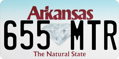 AR license plate 655MTR