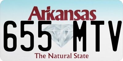AR license plate 655MTV