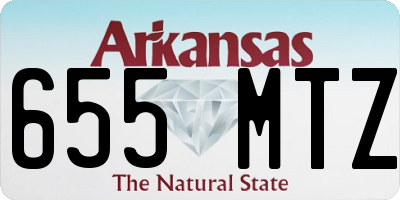 AR license plate 655MTZ