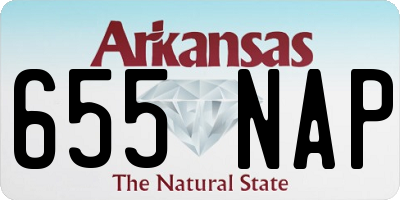 AR license plate 655NAP