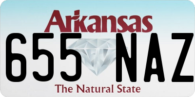 AR license plate 655NAZ