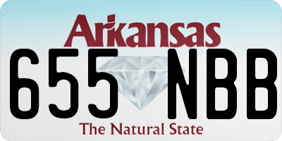 AR license plate 655NBB
