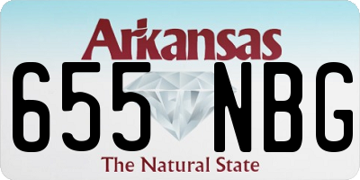 AR license plate 655NBG