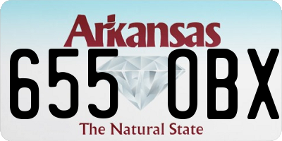 AR license plate 655OBX