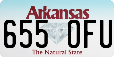 AR license plate 655OFU