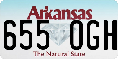 AR license plate 655OGH