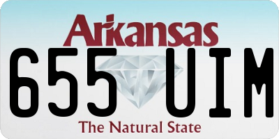 AR license plate 655UIM