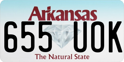 AR license plate 655UOK