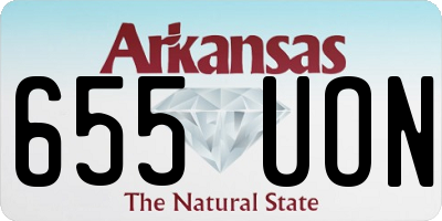 AR license plate 655UON