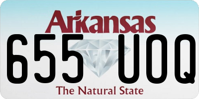 AR license plate 655UOQ