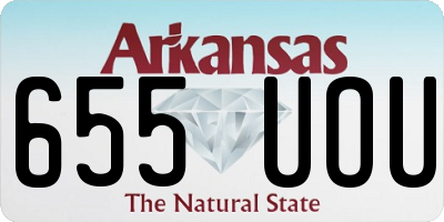 AR license plate 655UOU