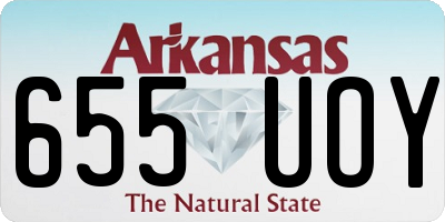 AR license plate 655UOY
