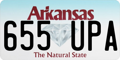 AR license plate 655UPA