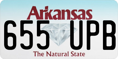 AR license plate 655UPB
