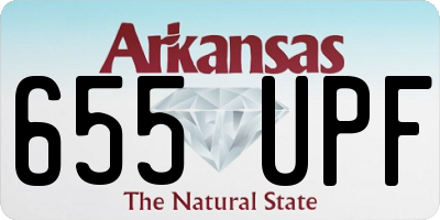 AR license plate 655UPF