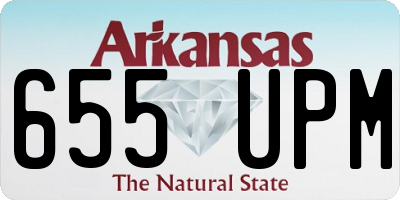 AR license plate 655UPM