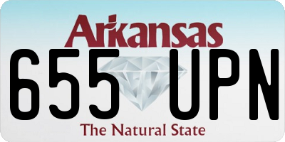 AR license plate 655UPN