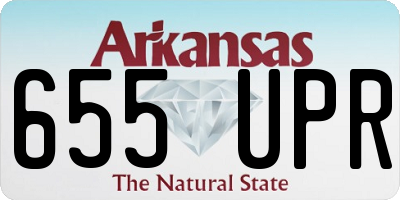 AR license plate 655UPR