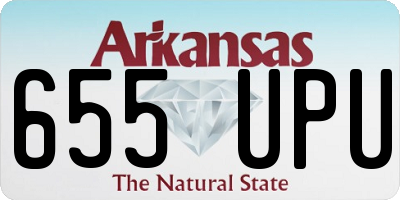 AR license plate 655UPU