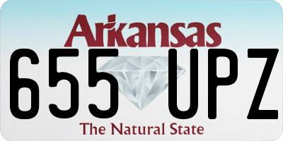 AR license plate 655UPZ