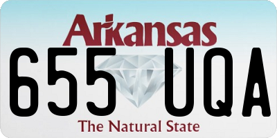 AR license plate 655UQA