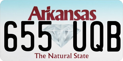 AR license plate 655UQB