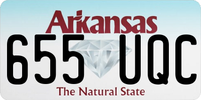 AR license plate 655UQC