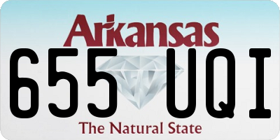 AR license plate 655UQI