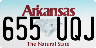 AR license plate 655UQJ