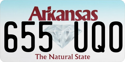 AR license plate 655UQO