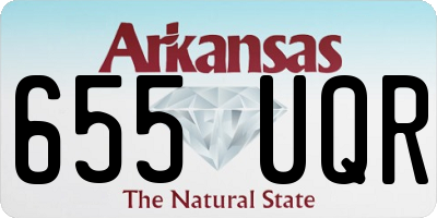 AR license plate 655UQR