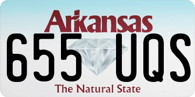 AR license plate 655UQS
